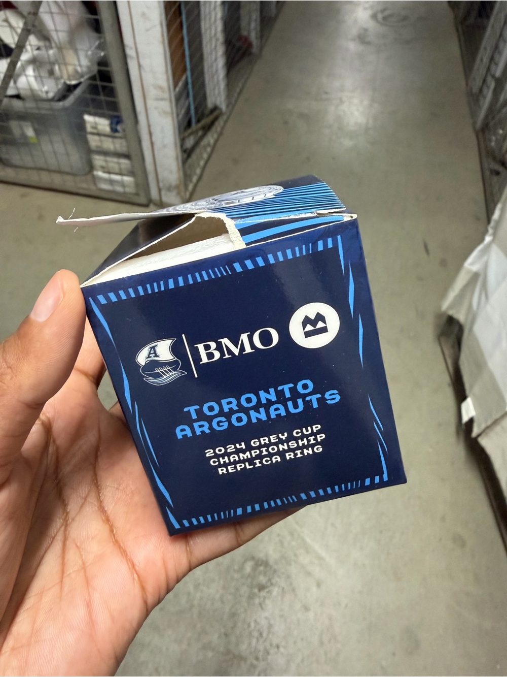 Toronto Argonauts 2024 Grey Cup Replica Ring